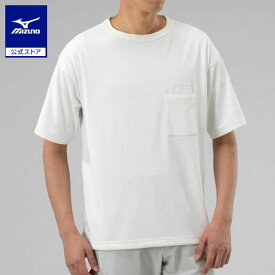 ミズノ公式 ヘビーオンスクイックドライTシャツ ユニセックス スノーホワイト