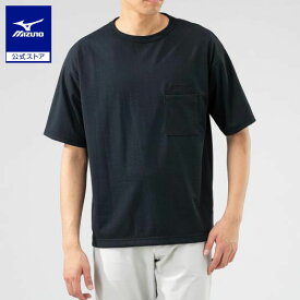 ミズノ公式 ヘビーオンスクイックドライTシャツ ユニセックス ブラック