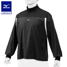 ミズノ公式 トレーニングジャケット ユニセックス ブラック×ホワイト