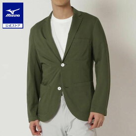 ミズノ公式 ハイゲージブロックサッカーテーラードジャケット メンズ チャイブグリーン クリアランス