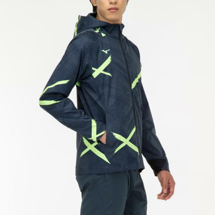 ミズノ公式 ミズノプロ ウィンドブレーカージャケット ユニセックス ディープネイビー 代引き不可