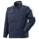 ミズノ公式 ワークジャケット ストレッチ 制電 ユニセックス ネイビー