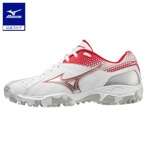 ミズノ公式 ウエーブガイア3 WIDE ハンドボール ユニセックス ホワイト×レッド×シルバー クリアランス