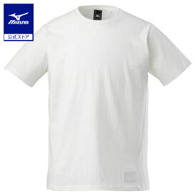 ミズノ公式 撥水Tシャツ 半袖 メンズ ホワイト