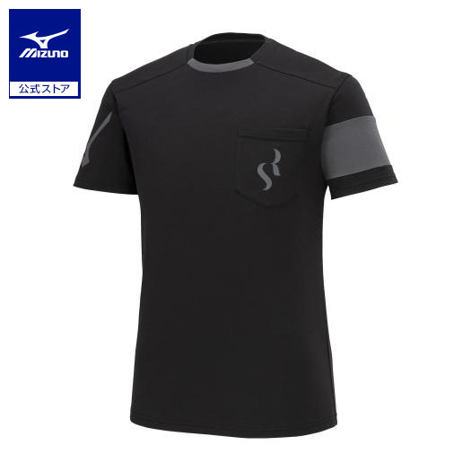 ミズノ公式 SR4 カジュアルTシャツ ユニセックス ブラック