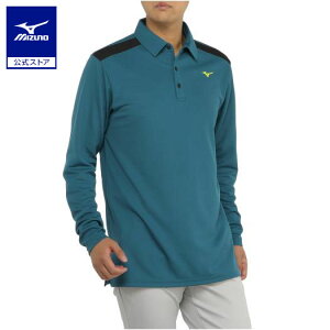 ミズノ公式 【グローバルモデル/発熱素材】ブレスサーモ長袖共衿シャツ メンズ ダークグリーン