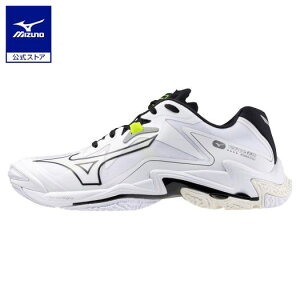 ミズノ公式 ウエーブライトニング Z8 WAVE LIGHTNING Z8 バレーボール シューズ ローカット メンズ レディース ホワイト×ブラック クリアランス