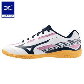 ミズノ公式 クロスマッチソード2 エントリーモデル /卓球 ユニセックス ホワイト×ネイビー×ピンク クリアランス