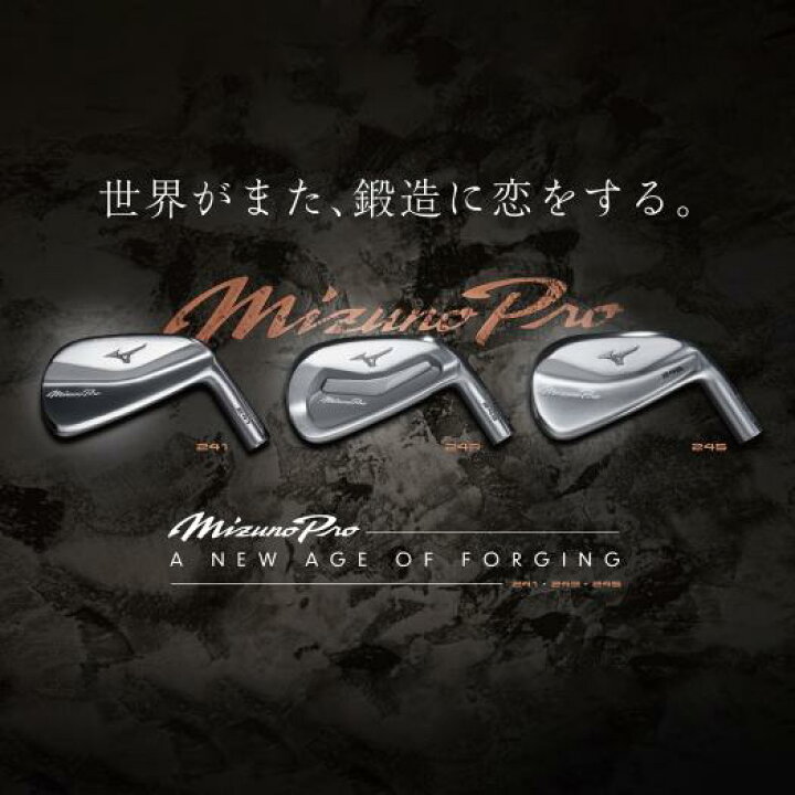 楽天市場】ミズノ公式 Mizuno Pro 245 アイアン 単品 No.4、GW TRAVIL  