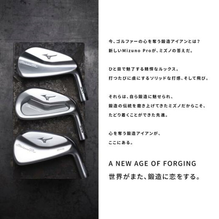 楽天市場】ミズノ公式 Mizuno Pro 245 アイアン 単品 No.4、GW TRAVIL  