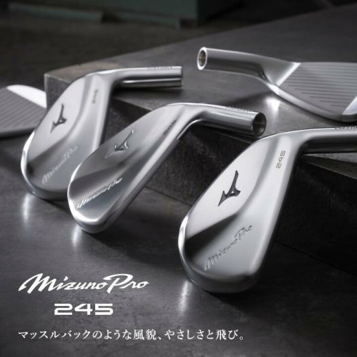 楽天市場】ミズノ公式 Mizuno Pro 245 アイアン 単品 No.4、GW TRAVIL  