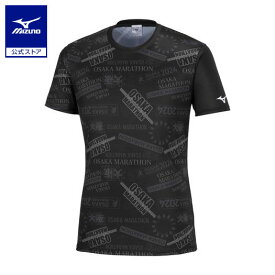 ミズノ公式 【大阪マラソン2024】Tシャツ ユニセックス ブラック