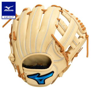 野球 グローブ オールラウンド用 ジュニア軟式 ミズノ公式 ウィルドライブ ブルー コンパクト サイズM グラブ ブロンド コルク 小学生 草野球 MIZUNO 1AJGY20630