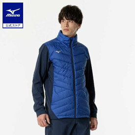 ミズノ公式 【保温素材/発熱素材】テックフィルブレスサーモジャケット ユニセックス クラシックブルー クリアランス