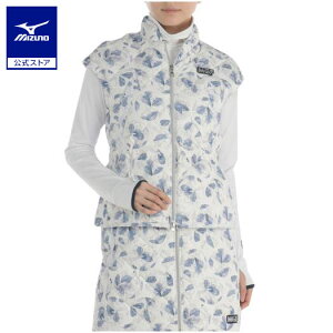 ミズノ公式 【MGFコレクション/発熱素材】ブレスサーモダウンベスト レディース フォグホワイト クリアランス