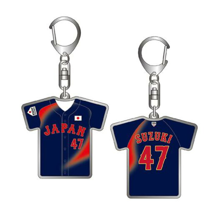 楽天市場】ミズノ公式 侍ジャパン 選手ユニフォームキーホルダー 