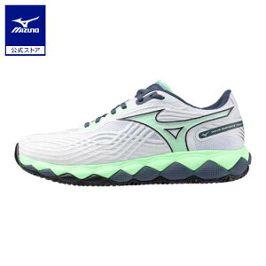 ミズノ公式 【クレー/砂入り人工芝コート】ウエーブエンフォースツアー2OC ユニセックス ホワイト×ミント×ブルー