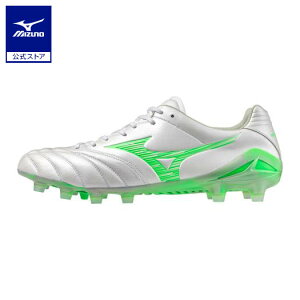 ミズノ公式 モナルシーダNEO III ELITE サッカー/フットボール ユニセックス スーパーホワイトパール×ネオングリーン クリアランス