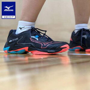ミズノ公式 ウエーブライトニング Z8 WAVE LIGHTNING Z8 バレーボール シューズ ローカット メンズ レディース ブラック×オレンジ×ブルー SUPER HUMAN PACK