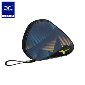 ミズノ公式 ラケットソフトケース 1本入れ ユニセックス ブルーxゴールド