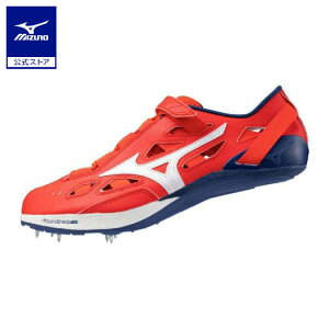 ミズノ公式 クロノインクスNEO 短距離/ハードル ユニセックス レッド×ホワイト