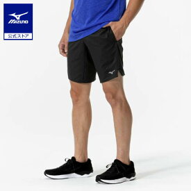ミズノ公式 ランニング マルチポケットパンツハーフ 9インチ ユニセックス ブラック