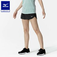 ミズノ公式 ランニング マルチポケットパンツ 4インチ レディース ブラック