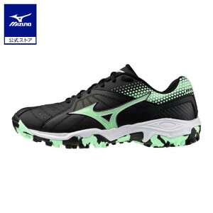 ミズノ公式 ウエーブガイア3 ハンドボール ユニセックス ブラック×グリーン