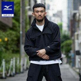 ミズノ公式 ルーズフィットストレッチジャケット メンズ ブラック クリアランス