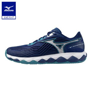ミズノ公式 【オールコート用】ウエーブエンフォースツアー2 AC ユニセックス ブルー×ホワイト