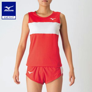 【SALE/75%OFF】ミズノ公式 レーシングシャツ 陸上競技 レディース チャイニーズレッド クリアランス