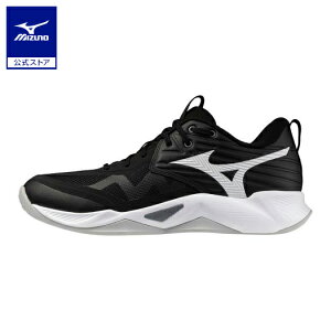 ミズノ公式 ウエーブモーメンタム プロ バレーボール ユニセックス ブラック×ホワイト