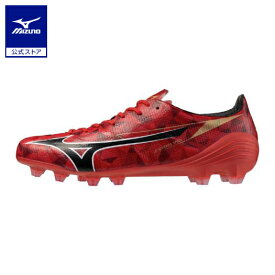 ミズノ公式 ミズノアルファII JAPAN サッカー/フットボール ユニセックス ルビーレッド×ブラック