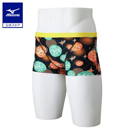 ミズノ公式 競泳練習用【Rikako Ikee collection】ショートスパッツ メンズ チャコールグレー