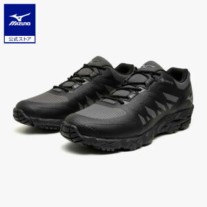 ミズノ公式 ウエーブガゼル3 GTX ウォーキング/ゴアテックス/防水 ユニセックス ダークグレー×ブラック