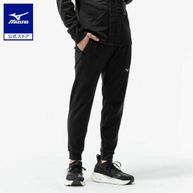 ミズノ公式 ランニングマルチポケットパンツロング 裏起毛 ユニセックス ブラック