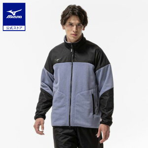 ミズノ公式 撥水フリースジャケット ユニセックス グラナイトグレー