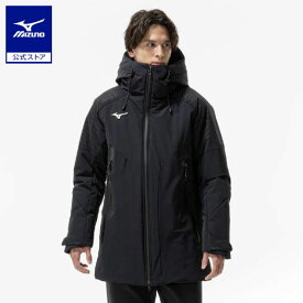 ミズノ公式【保温素材/吸湿発熱】テックフィルブレスサーモインサレーテッドコート ユニセックス ブラック