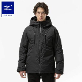 ミズノ公式【保温素材/吸湿発熱】テックフィルブレスサーモコート ユニセックス ブラック