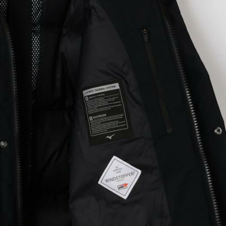 楽天市場】ミズノ公式【吸湿発熱】WINDSTOPPER イエローナイフダウン 