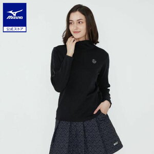 ミズノ公式【MGFコレクション/吸湿発熱】ブレスサーモウールハイネック レディース ブラック