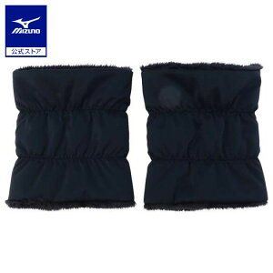 ミズノ公式【MGFコレクション/吸湿発熱】ブレスサーモショートレッグウォーマー レディース ネイビー×ネイビー