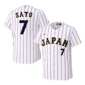 佐藤輝明 レプリカ ユニフォーム ホーム 選手名 番号入り 2026 WORLD BASEBALL CLASSIC TM ミズノ公式 ミズノ MIZUNO 侍ジャパン レプリカユニフォーム 佐藤