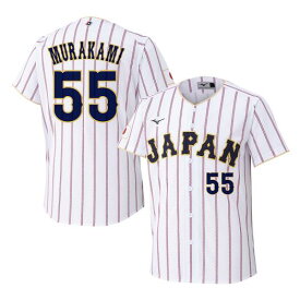 村上宗隆 レプリカ ユニフォーム ホーム 選手名 番号入り 2026 WORLD BASEBALL CLASSIC TM ミズノ公式 ミズノ MIZUNO 侍ジャパン レプリカユニフォーム 村上