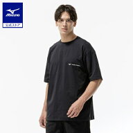 ミズノ公式 ストレッチソフトドライTシャツ ユニセックス ブラック