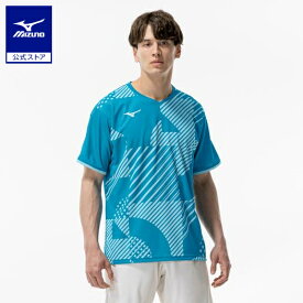 ミズノ公式 ゲームシャツ ラケットスポーツ ユニセックス ピュアグリーン