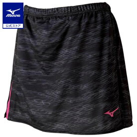 卓球 ゲームスカート ミズノ 公式 MIZUNO スカート 日本卓球協会公認商品 レディース ブラック クリアランス