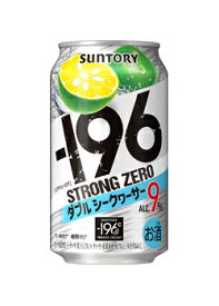 サントリー　-196℃ストロングゼロダブルシークヮーサー350ml×24本入