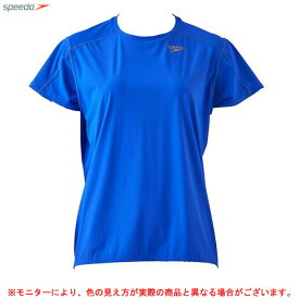 ◆メール便対応商品◆SPEEDO（スピード）レディース センシティブTシャツ（SD27T69）（トレーニング/スポーツ/ウォーキング/ランニング/ジョギング/フィットネス/ジム/半袖/トップス/女性用/レディース）