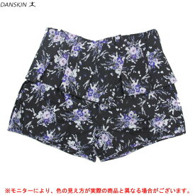 ◆メール便対応商品◆DANSKIN（ダンスキン）ギャザープリントショートパンツ（DARK4910P）（スポーツ/フィットネス/エクササイズ/トレーニング/ヨガ/ピラティス/撥水/女性用/レディース）